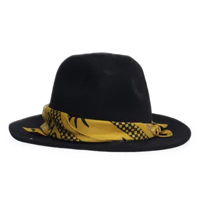 Vilten hoed (Zwart) van Scotch & Soda Wol