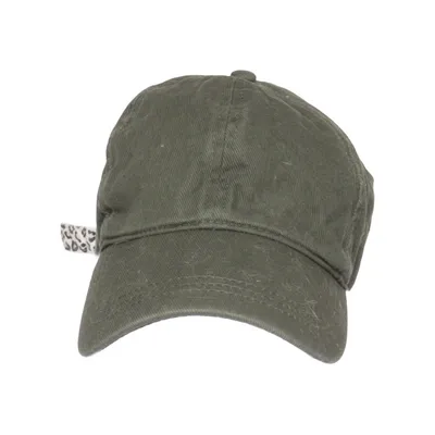 Baseball cap (Green) from My Little Box Metallic fiber, Recycled cotton