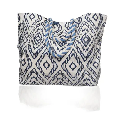 Strandtasche (Weiß, Blau) von Karisma