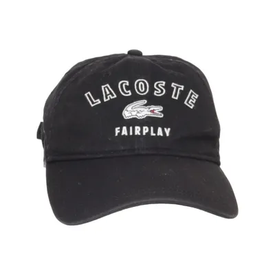 Casquette de baseball (Noir) de Lacoste Coton