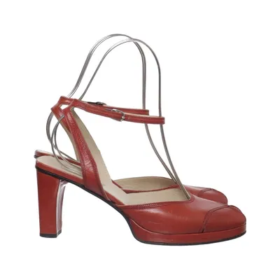 High heel sandals (Red) from Viventy Leather