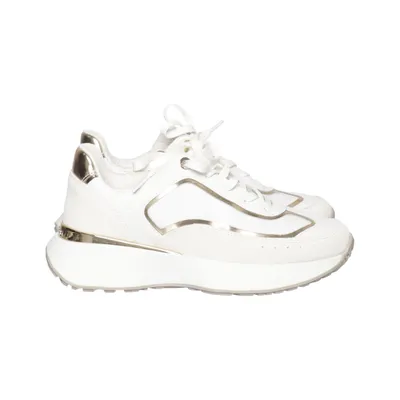 Sneakers (Vit, Guldfärgad) från Michael Kors Polyuretan