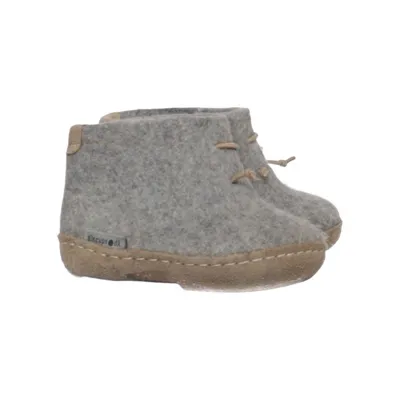 Baby slofjes (Grijs) van Glerups Wol
