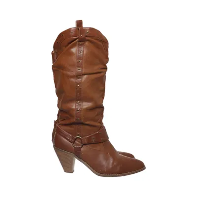 Cowboyboots (Braun) von Cool Girl Leder