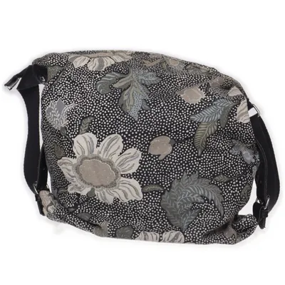 Axelremsväska (Svart, Flerfärgad) från Ceannis Bomull, Linne