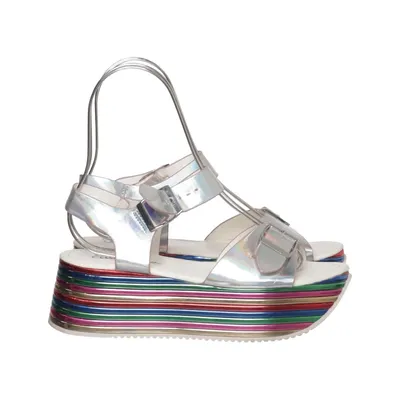 Wedges (Silver, Multicolored) from Ella Cruz