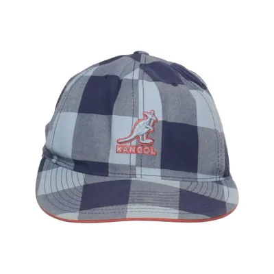 Kasket (Large Check Flatbrim Baseball) fra Kangol Bomuld