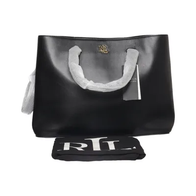 Handbag (Black) from Lauren Ralph Lauren Leather