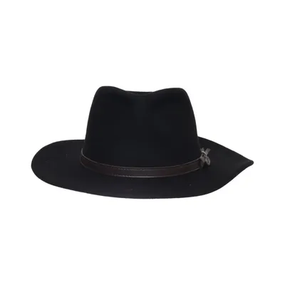 Felt hat (Black) from Jaxon & James Wool