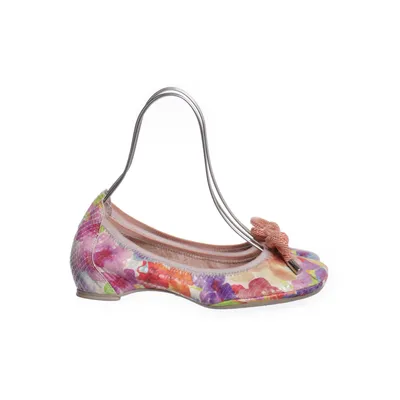 Ballet flats (White, Multicolored) from Hispanitas