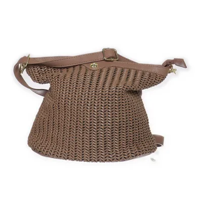 Sac à bandoulière (Marron) de Don Donna Polyester, Polyuréthane
