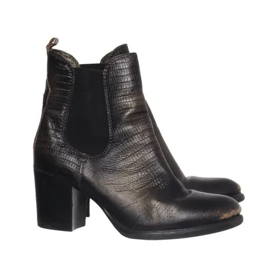 Stiefeletten (Schwarz, Gold) von Fantasy