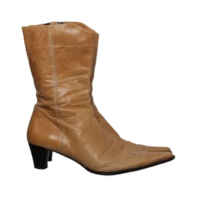 Laarzen met hak (Beige) van Lamica