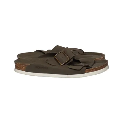 Mules (Gris) de Genuins Cuir