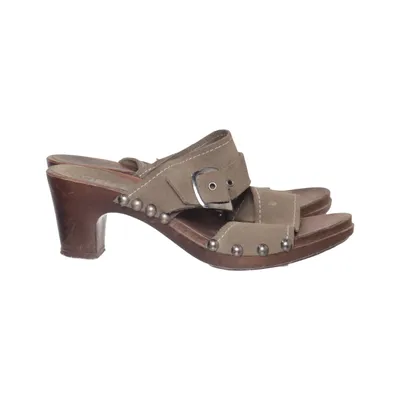 Clogs (Brown) from Scorett Leather