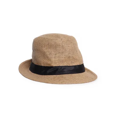 Strohoed (Bruin, Beige, Zwart) van Tedi