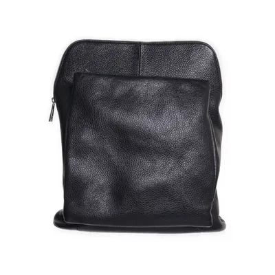 Sac à dos (Noir) de Borse in Pelle Cuir
