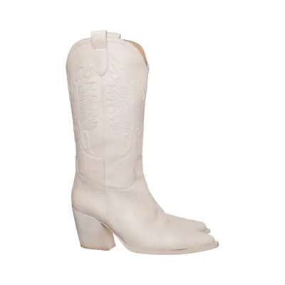 Cowboy boots (Beige) from Vienty Leather