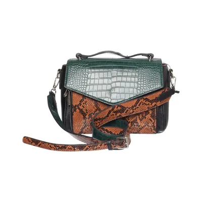 Shoulder-bag (Black, Green, Brown) from Becksöndergaard Polyester, Polyurethane