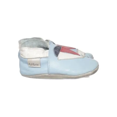 Baby booties (Blue, Multicolored) from Bobux Leather