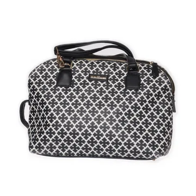 Handväska (Svart, Vit) från NYPD Polyester, Polyuretan