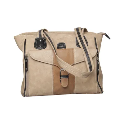 Handväska (Beige, Brun) från Charm & Shape
