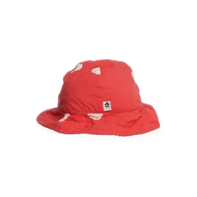 Bucket hat (Rood) van Mini Rodini Organisch katoen