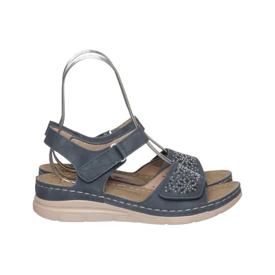 Sandals (Blue) from Naturella Leather