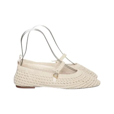 Ballerines (Beige) de Zara Polyester, Polyuréthane