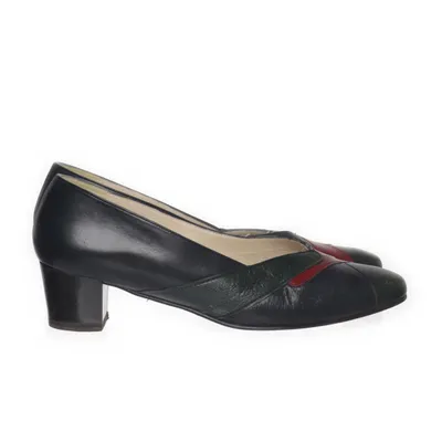 Pumps (Blue, Red) from Marie Leather