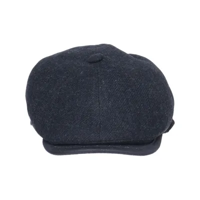 Flat cap (Svart) från Faustmann Polyester, Ull