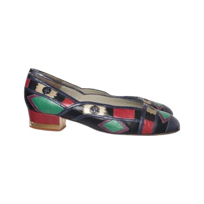 Pumps (Svart, Flerfärgad) från Mystique Skinn