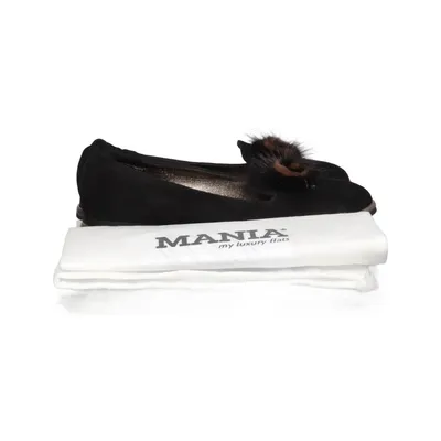 Ballerines (Noir) de Mania Cuir