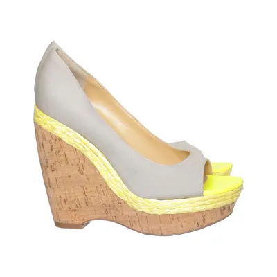 Wedges (Gray, Yellow) from Nine West