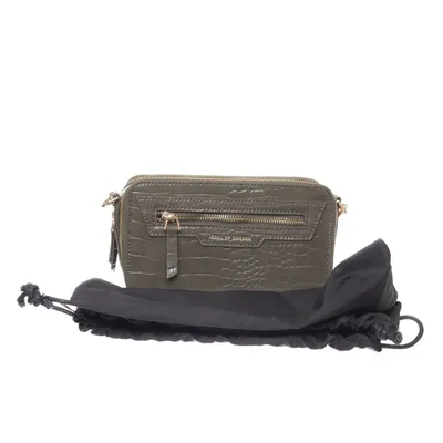 Axelremsväska (Bobbi Camera Bag Khaki Croco) från iDeal of Sweden Polyuretan, Återvunnen polyester