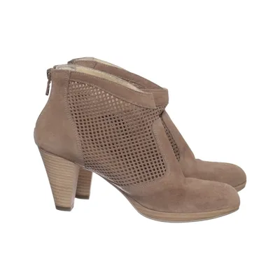 Bottes à talons (Beige) de Nero Giardini Cuir