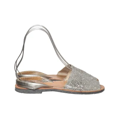 Sandalen (Zilver) van Berevëre Leer