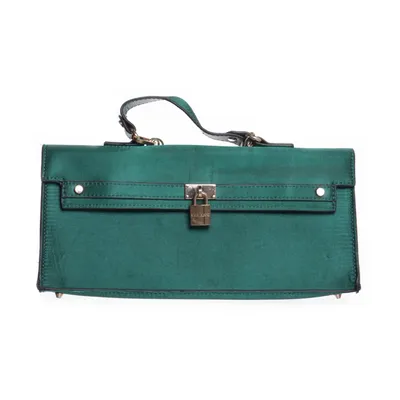 Clutch bag (Green) from River Island