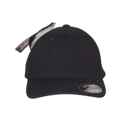 Casquette de baseball (Noir) de Flexfit Coton, Élasthane, Polyester