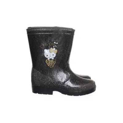 Regenlaarzen (Zwart, Goud) van Hello Kitty