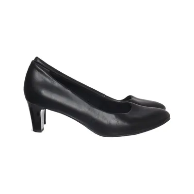 Pumps (Black) from Tamaris Leather