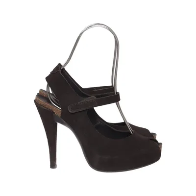 High heel sandals (Brown) from Pedro García Leather