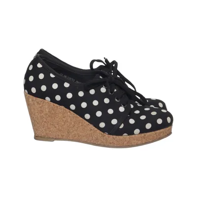 Wedges (Black, White) from Vox Shoes