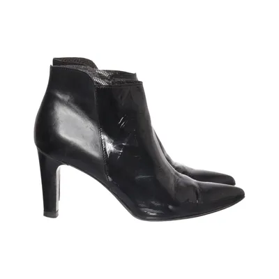 Heeled boots (Black) from Progetto Leather