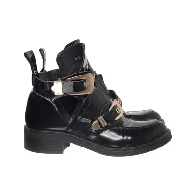 Ankelstøvler (Sort) fra Lucky Shoes Læder
