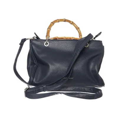 Handbag (Blue) from Emily & Noah Polyester, Polyurethane, Bamboo
