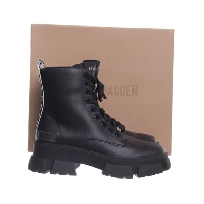 Veterlaarzen (Zwart) van Steve Madden Leer