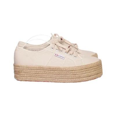 Tygskor (Beige) från Superga Bomull