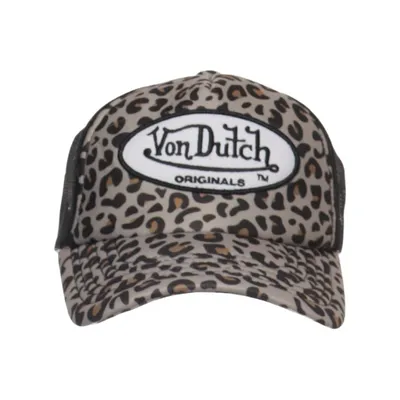 Truckerkappe (Beige, Schwarz, Mehrfarbig) von Von Dutch Polyester
