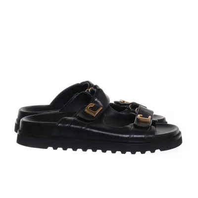 Slip-ins (Zwart) van Lola Cruz Imitatieleer